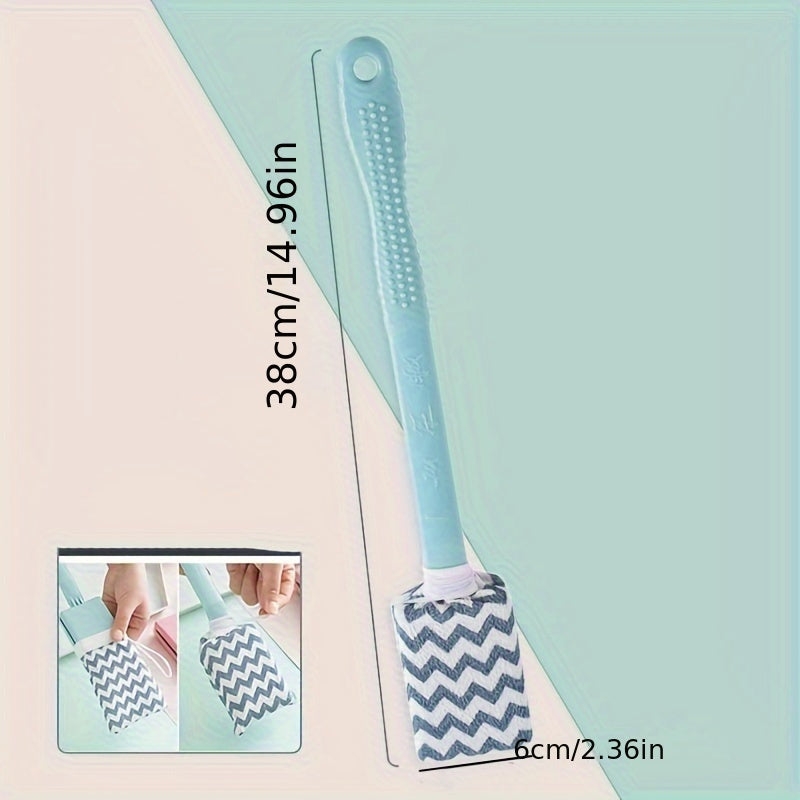 1/2pcs- Long Handle Exfoliating Bath Brush and Back Scrubber- Detachable Shower Brush with Soft Bristles for Deep Cleaning and Relaxation