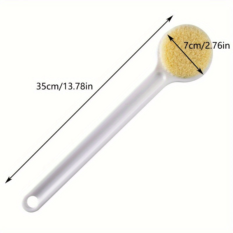 1pc, Bath Brush Rub Back Do Not Beg People Long Handle Bath Brush Scrub Bath Bath Rub Back Exfoliating Artifact