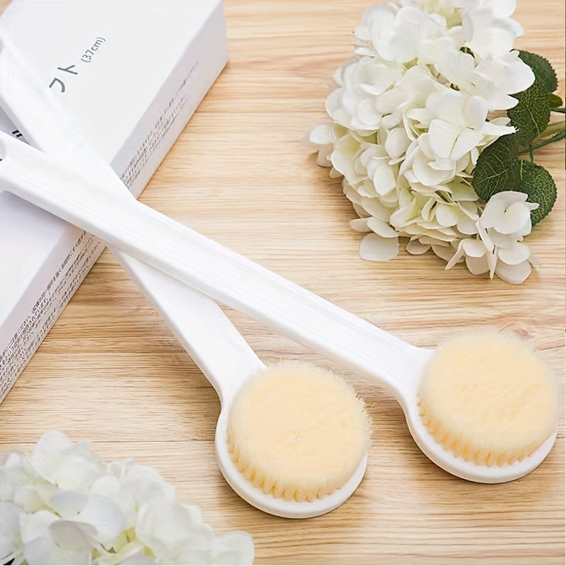 1pc, Bath Brush Rub Back Do Not Beg People Long Handle Bath Brush Scrub Bath Bath Rub Back Exfoliating Artifact