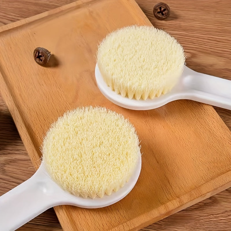 1pc, Bath Brush Rub Back Do Not Beg People Long Handle Bath Brush Scrub Bath Bath Rub Back Exfoliating Artifact